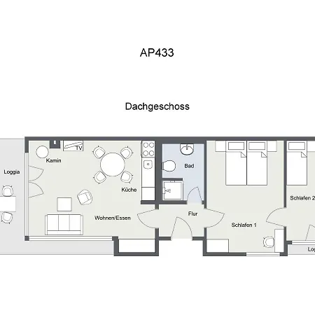 Wiesengefluester 433 In Mit Mueritzblick, Balkon Und Strandnaehe קלינק